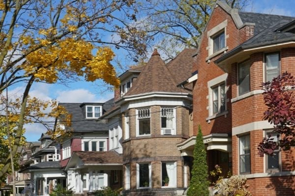 Beautiful Row Of Houses