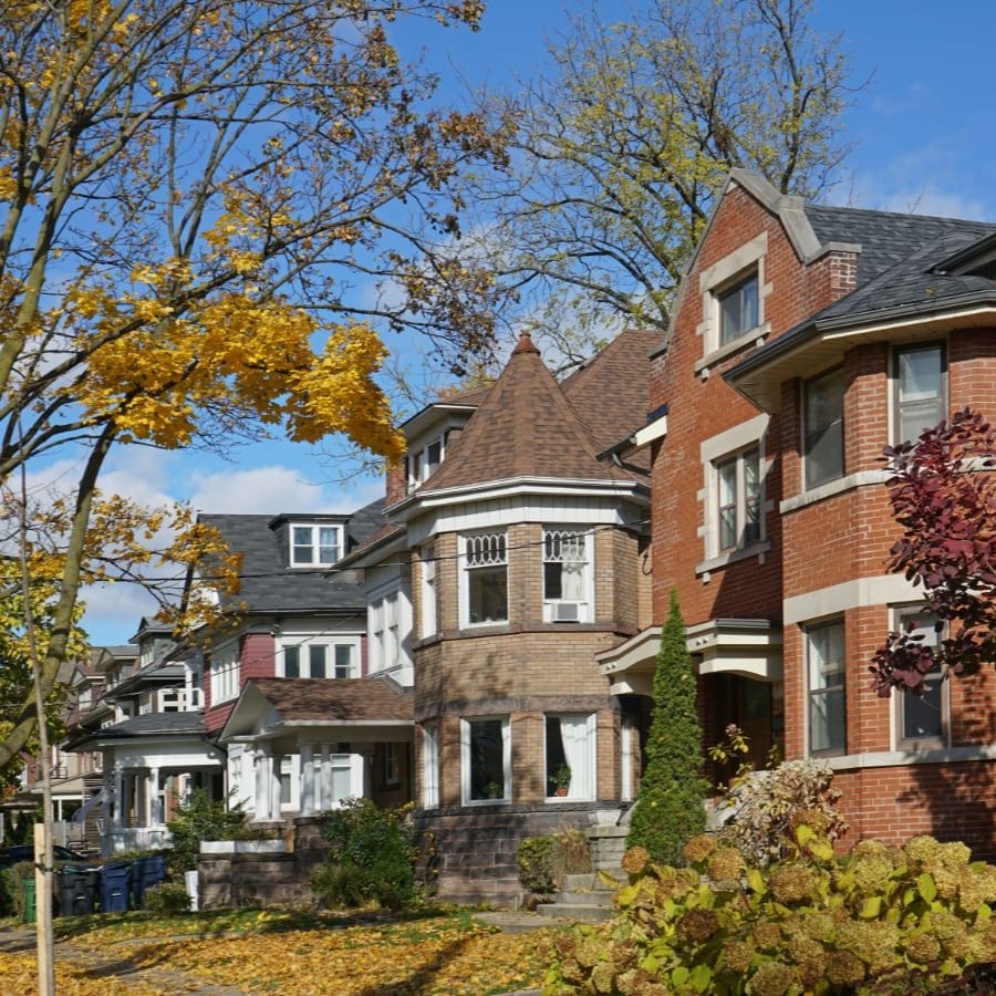 Beautiful Row Of Houses