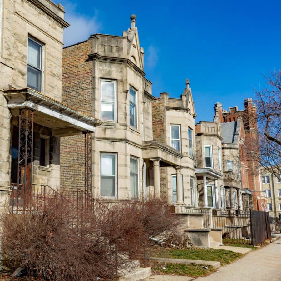 Beautiful Row Of Houses