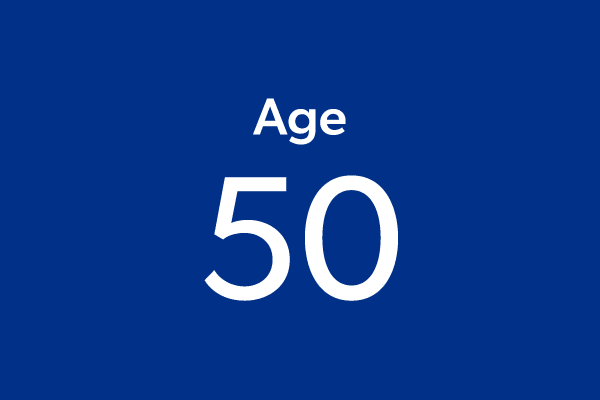 Age 50