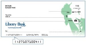 how to find routing number on liberty bank app