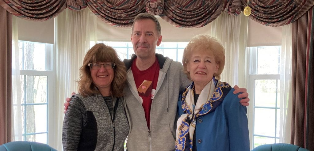 Mother, son, and daughter in law
