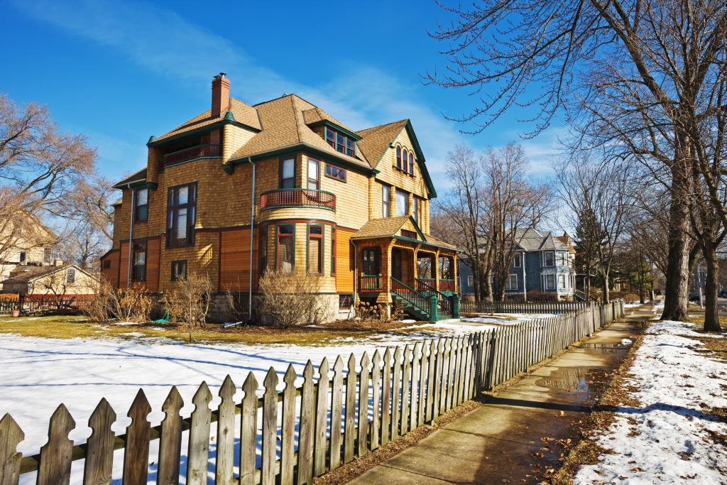 old Victorian house in Chicago
