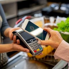 paying for groceries with phone